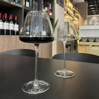 Kristalinis bordo raudonojo vyno taurė Elegantiška prabangi didelė taurė įdubęs pagrindas Stikliniai indai šampanui putojančiam gėrimui Baras vakarėlis