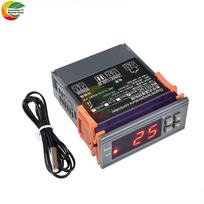 WH7016C DC 12V 24V AC 90V-250V 10A Temperature Controller LCD Digital Thermomter Thermostat Meter Pyrometer with Probe Sensor