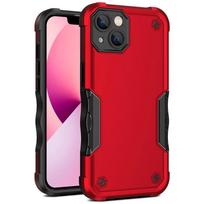 Heavy Duty Hybrid Armor Phone Case For iphone 15plus 14 13 12 11 pro max x XR xsmax 7 8 Protection Shockproof Hard Back Cover For iphone 11 raudona