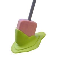 Melting Popsicle Pen Holder 3D Printed Desk Organizer for Pens Pencils Creative Desktop Decor for Home Office School Unique Gift for Students Artists
