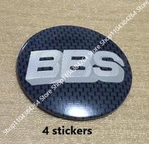 4 vnt. lenktos paviršiaus lipdukai 56/60/65/70/75/80 mm automobilio ratų centrinės apdailos dangtelio lipdukai BBS centriniam dangteliui, priedai 56mm(4 stickers)