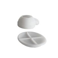 3D meilės arbatos puodeliai Silikoninė forma Pasidaryk pats amatai Gipso cemento forma Žvakių puodelio formos Šventinės vakarėlių dovanos Tea Cup