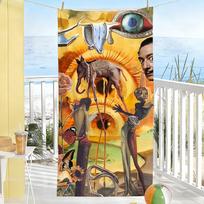 Salvador Dali Pop Art Towel Soft Pool Gift For Travel Gym Shower Camping Quick Dry Sports Large Beach Towels W40*H60(CM)