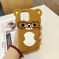 16 15 14 13 12 11 Pro Max Plus Xs XR 6 7 8 Plus švelnus Rilakkuma lokio silikoninis minkštas dėklas For iPhone 16Pro Max