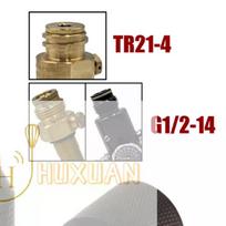 CO2 Quick Inflation Connector Refill Charging Needle Adapter Soda Water Cylinder Gas Canister Inflatable Accessories TR21-4 G1/2 TR21-4