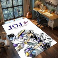 Jotaro Kujo JoJo Carpet for Living Room Bedroom Home Decor Cool Movie Mat Play Floor Mat 60x90cm