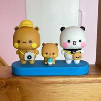 Kawaii Bubu Dudu Desktop Ornaments Car Accessories Home Decoration Yier Panda Bear Anime Figures Home Decor Cartoon Figurines