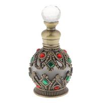 15ml Vintage Aromatherapy Essential Oil Perfume Empty Bottle Container Gift antikvarinės žalvario spalvos