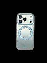 Silver Rhinestone iPhone 17 Pro Max Case - Fashionable Electroplated Style 15 Pro