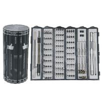 128 in 1 Precision Screwdriver Set New Bamboo Simple Type Hard Wear Resistant Durable Multifunctional Maintenance Tool pilka spalva