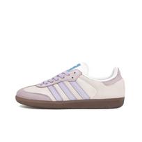 Adidas Originals SAMBA OG Abrasion Resistant Slip Resistant Low top Skateboard Shoes Unisex Pink Purple B75806(Team354-) 44⅔