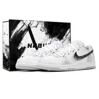 Nike Dunk Misty Shadow, Pirkinių krepšys Žemi Batai Riedlentė Vyriški Balti Pilki 355152-106(Team1817-SBOX) 40 white