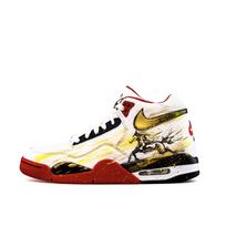Nike Flight Legacy Juodos Arklienos Auksinis Amortizacija Atsparus Dilimui Neslystantis Vidutinio Aukščio Senoviniai Krepšinio Batai Vyriški BQ4212-100(Komanda1821-) 41