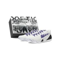 Nike Kobe 9 YDCC Purple Flame, Box Slip Resistant Abrasion Resistant Low top Basketball Shoes Unisex White Purple IH1401-100(Team501-S-BOX) 40.5