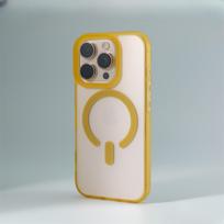 iPhone 17 Pro Max Clear Anti-Drop Magnetic Case - Ice Mist Compatible 16