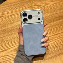 Premium Denim Shell Case for iPhone 16 Pro Max/Apple 17/15/14 iPhone 13 Pro mėlyna