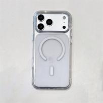 Clear Magnetic Case for iPhone 14/13/15/16/17 PROMAX with Drop Protection iPhone 15