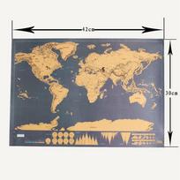 42*30 CM Nubraukiamas žurnalo senovinis pasaulio sienos gaublio žemėlapis Žemėlapis Individualizuotas atlaso plakatas su šalies vėliavos puošmena WBL