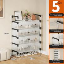 Dustproof Multi-tier Shoe Rack Sturdy Saving Space Multi-layer Shoes Storage Rack Multifunction Shoe Storage Organizer
