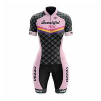 Summer Short-sleeved Men's and Women's Triathlon Onesie Color Pattern Cycling Suit Bicycle, Sportswear 2026 XS