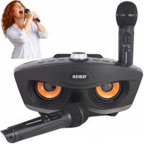 Karaoke Bezprzewodowy Zestaw Głośnik 2 Mikrofony Bluetooth Na Imprezy Super