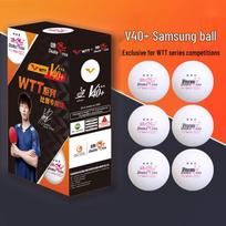 Double Fish V40+ WTT 3-Star ABS Ping Pong Balls