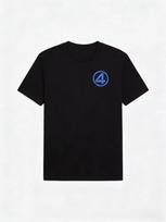 Marvels New Fantastic Four Fantastic Four logo printed Unisexs and Womens loosefitting casual shortsleeved Tshirts S