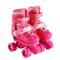 MDUG Kids' Four-Wheel Roller Skates rožinė