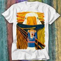 Mess The Honk Get Bonk Goose The Scream Famous Painting T Shirt Mens Womens Tees Top Top Tee 431 S