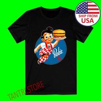Bob's Big Boy Burger Men's Black Size S to 3XL L