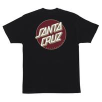 Santa Cruz Riedlentės Marškinėliai Kiti Taškeliai Juoda/Bordo M brown
