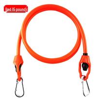 TLXT TPE Resistance Band Set with Peanut Buckle raudona
