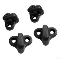 4 Nylon Replacement Kayak Lashing Hooks / Kit with Screws