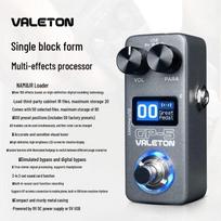 Valeton GP-50 Electric Guitar Multi-Effects Pedalboard: Amp Simulator, Sound Card, Drum Machine, Stompbox.