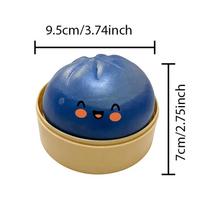 Toys Soft Glitter Giant Funny Rainbow Dumpling Ball Sensory Colorful Dumpling Squishes Stress Balls Dumpling Sensory Squeeze Toy