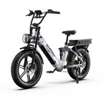 OneSport OT08 Pro 20  all-terrain e-bike is equipped with dual 48V 18Ah batteries and a 500W motor, with a maximum load capacity of 120 kg balta