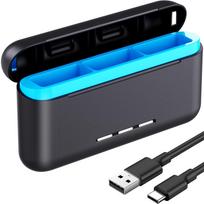 3 Slots Battery Charger with Smart Power Indicator Battery Charging Case Fast Charger Hub for GoPro HERO12/HERO11/HERO10/HERO9 China Mainland