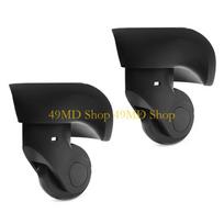 49MD 1Pair Roller Wheel for Luggage Box Suitcase 360 Degree SilentWheel