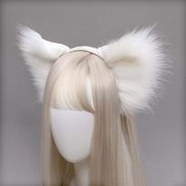 Cute Plush Fox Cat Ears Furry Headband Artificial Animal Ears Headwear Imitation Lolita Cosplay Hair Accessories Party