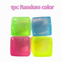 Toys Mochi Squishy Ice Cube Maltose Fidgets Soft Anti Stress Squeeze Toy Transparent Square Decompression Gift Presents for Friend Adult