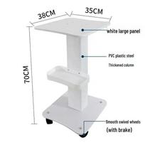 Beauty Salon Compact Trolley Instrument Cart and Storage Rack