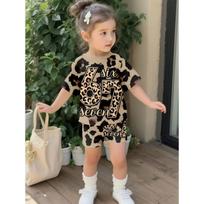 67 Meme Italian Brainrot Girls Set Kids T-Shirts Funny Gift Harajuku Kids Short Summer Top Short Sleeve Sets Children's Clothing 100
