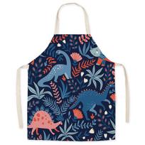 Logo Printed Kitchen & Catering Apron for Supermarkets and Milk Tea Shops Children: One Size