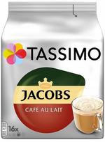 Kapsułki Do Tassimo Jacobs Cafe Au Lait Classico 16 Szt. Zestaw 5 Opakowań