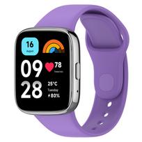 Silicone Band for Xiaomi Redmi Watch 3 Youth Edition & Lite violetinė