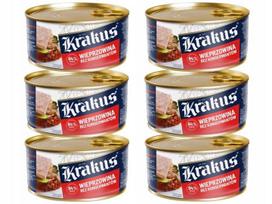 Kiauliena be konservantų Krakus 300g X6 vnt.
