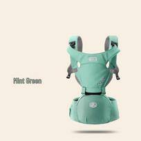 Aierbao 4-Season Baby Carrier with Front-Facing Hip Seat mėtų žalios spalvos