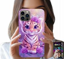 Etui Do Iphone 11 Pro Max - Słodki Tygrysek Na Różowym Tle + Szkło