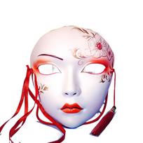 Cosplay Išleistuvių Rekvizitas Kabuki Kitsune Kaukė Karnavalo Anime Cosplay Profesionalai Kostiumas Style A