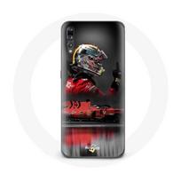 Coque pour Huawei P20 pro Formule 1 Sebastian Vettel Pilote automobile F1 Rouge